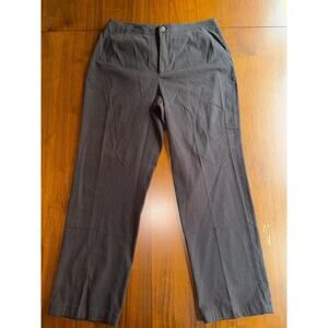 Vintage Chico's Design Women's Cotton Blend Brown Pants - Size 2